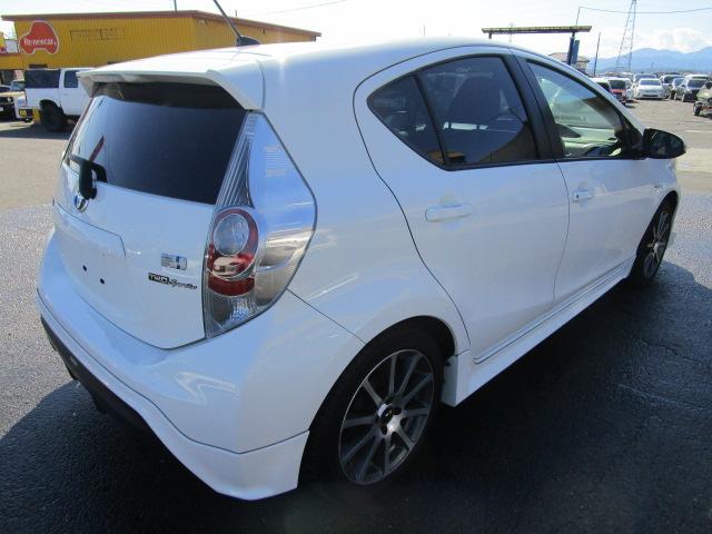 アクア TRDエアロ 地デジナビ バックカメラ ETC キーフリー 保証1年付(9枚目)