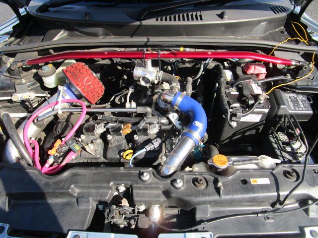 コペン ローブ　車高調付　地デジナビ　バックカメラ　ＥＴＣ　キーフリー　シートヒーター　保証１年付　社外アルミ　タワーバー　エアクリ（25枚目）