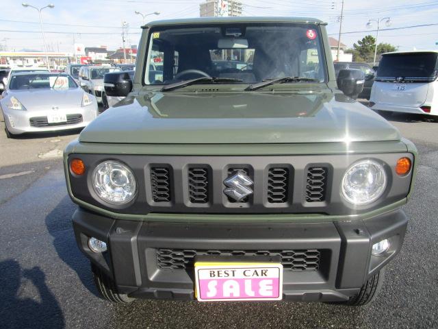 ジムニー ディスプレイオーディオ Bカメラ ETCキーフリー 衝突軽減ブレーキ アイドルストップ シートヒーター ワンオーナー 保証1年付(5枚目)