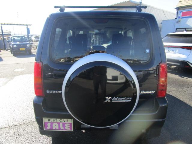 ジムニー クロスアドベンチャー 5速 黒革シートヒーター CD付 保証1年付(9枚目)