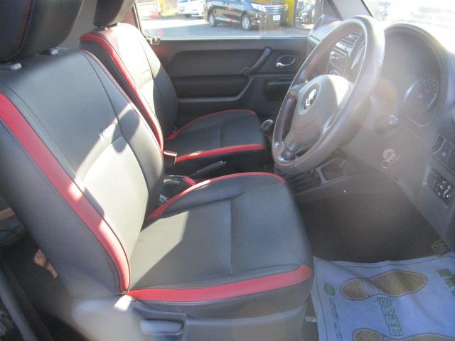 ジムニー クロスアドベンチャー 5速 黒革シートヒーター CD付 保証1年付(14枚目)