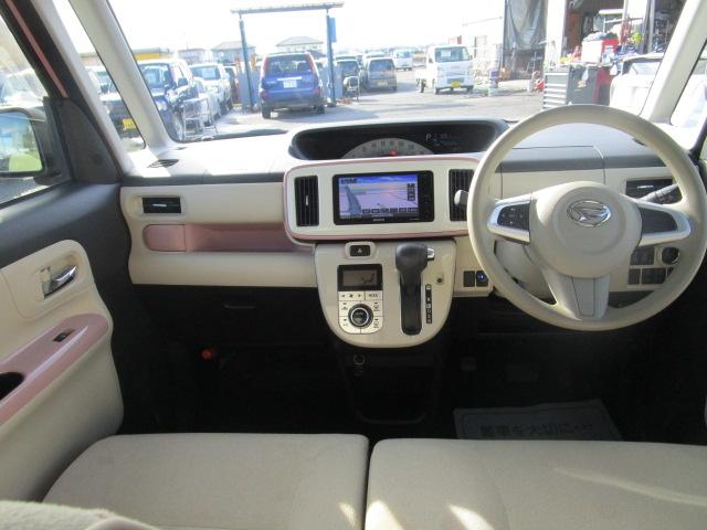 ムーヴキャンバス Ｇホワイトアクセントリミテッド　ＳＡＩＩＩ　ワンオーナー　衝突軽減Ｂ　両側自動ドア　地デジナビ全方向カメラ　ＥＴＣキーフリー　保証１年付　アイドルストップ　ベンチシート（13枚目）