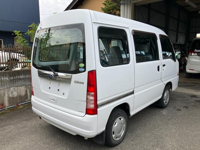 サンバーバン ディアス 4WD パワステ パワーウインドウ エアコン FMAMラジオ 両側スライドドア 助手席エアバッグ(43枚目)