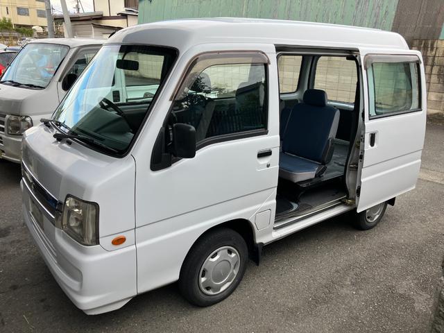 サンバーバン ディアス 4WD パワステ パワーウインドウ エアコン FMAMラジオ 両側スライドドア 助手席エアバッグ(51枚目)