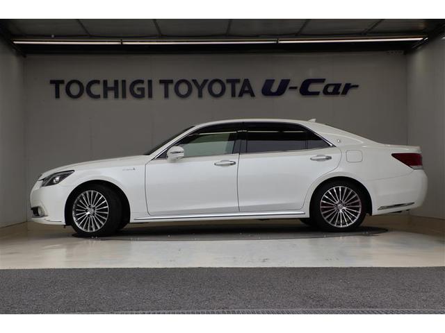 クラウンマジェスタ Fバージョン HDDナビ ETC バックカメラ 革シート アルミホイール フルセグ オートクルーズコントロール DVD再生 寒冷地仕様 衝突防止システム LEDヘッドランプ ドライブレコーダー スマートキー(2枚目)