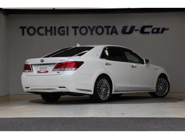 クラウンマジェスタ Fバージョン HDDナビ ETC バックカメラ 革シート アルミホイール フルセグ オートクルーズコントロール DVD再生 寒冷地仕様 衝突防止システム LEDヘッドランプ ドライブレコーダー スマートキー(3枚目)