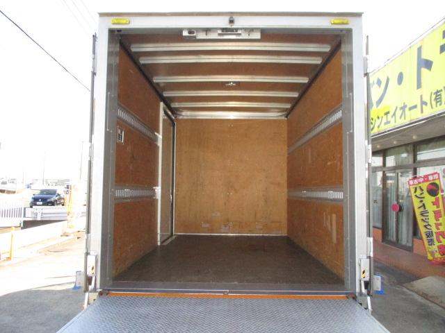 2t フルジャストロー アルミバン 引き出しゲート AT車 バックカメラ ETC リフト昇降荷重600Kg 左スライドドア リア観音開き(7枚目)
