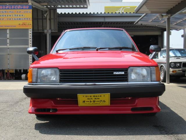 ファミリア 　３ドアＨＢ　１５００ＸＧ　ＢＤ１０５１　当時物ＬＯＶＥ　ＬＡＲＫエアロ　ＶＯＬＫメッシュ　車検整備付（5枚目）