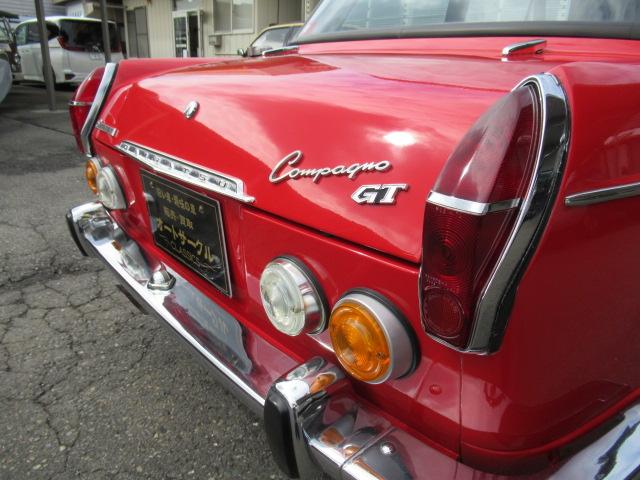 コンパーノ  1000GT レストア車 SOLEX デュアルマフラー スポーツキットステアリング ミラー(19枚目)