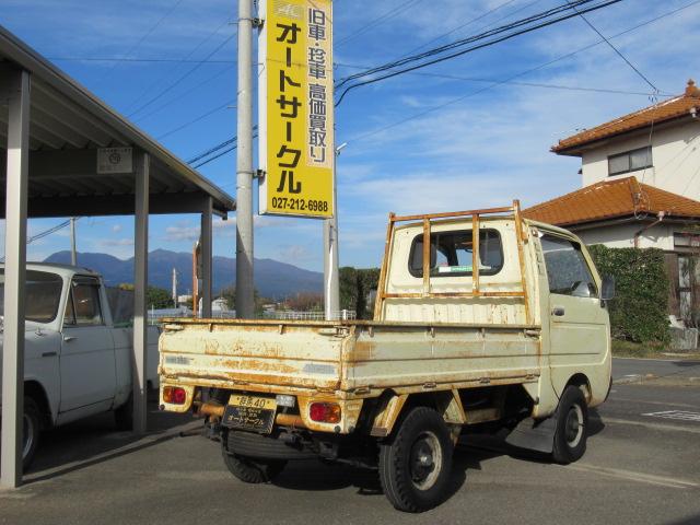 ミニキャブトラック 5 スーパーデラックス 実質ワンオーナー 取説 記録簿 2G22 500cc 群馬40ナンバー(2枚目)