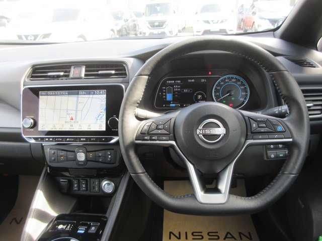 リーフ e+ G レンタアップ◆62kw◆12セグメント◆プロパイロット◆BOSEサウンド◆充電ケーブル◆EV専用コネクトナビ・TV◆AVM◆ETC2.0◆Sミラ-◆エマブレ・踏み間違え防止・車線逸脱・シートH(4枚目)