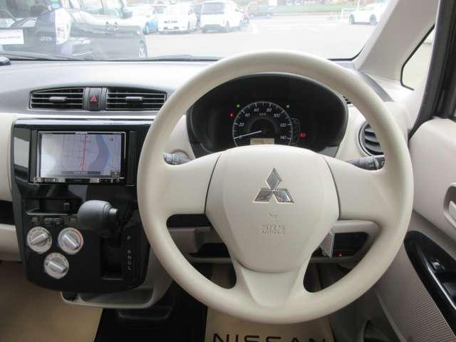 ｅＫワゴン Ｅ　６６０　Ｅ　運転席シートヒ－タ－◆デュアルエアバック◆ドライブレコーダー◆カロッツェリアＡＶＩＣ・ＲＺ３０２ナビ・フルセグＴＶ・ＤＶＤ・ＵＳＢ・ＥＴＣ◆全国日産ワイド保証付（4枚目）