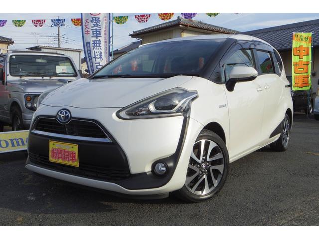 シエンタ ハイブリッドＧ　ボディカラーパール　グレードハイブリットＧ　車検令和９年３月　７人乗り　禁煙車　ＧＯＯ鑑定　両側パワースライドドア　ナビゲーション＆テレビバックカメラ　ＥＴＣスマートキー　記録簿取説＆メインキースペア（2枚目）