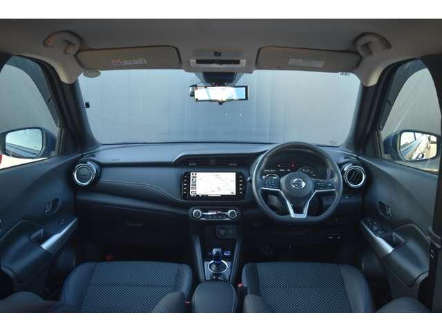 キックス １．２　Ｘ　（ｅ－ＰＯＷＥＲ）　メモリーナビＭＭ３２０Ｄ－Ｌ　ＥＴＣ２．０　ドラレコ前後　ナビ＆ＴＶ　追従クルコン　スマートキー　ＬＥＤヘッド　レーンアシスト　パワーステアリング　ドライブレコーダー　ＥＴＣ　メモリーナビ　サイドエアバッグ　アルミ　ＡＡＣ　キーレス　Ｉストップ　ＡＢＳ（3枚目）