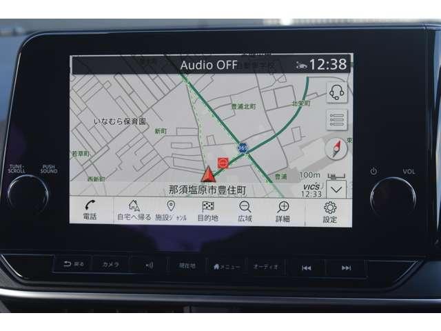 ノート １．２　Ｘ　メーカーナビ　ＥＴＣ２．０　ドラレコ前・イン　リアカメラ　衝突被害軽減ブレ－キ　全方位カメラ　ＥＴＣ付　ＬＥＤヘッドライト　レーンアシスト　インテリジェントキー　ドラレコ　アイドリングストップ　ワンセグＴＶ　ＴＶナビ　サイドカーテンエアバック（4枚目）