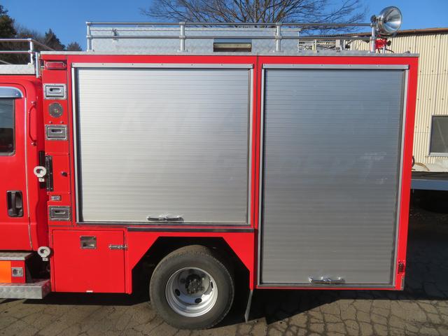 エルフトラック Ｗキャブ　モリタ製消防車（15枚目）