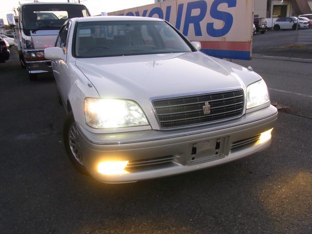 クラウン ロイヤルエクストラFourリミテッド 記録簿 4WD ナビ HID AT キーレスエントリー 電動格納ミラー パワーシート CD カセット 衝突安全ボディ ABS エアコン パワーステアリング 禁煙車(66枚目)