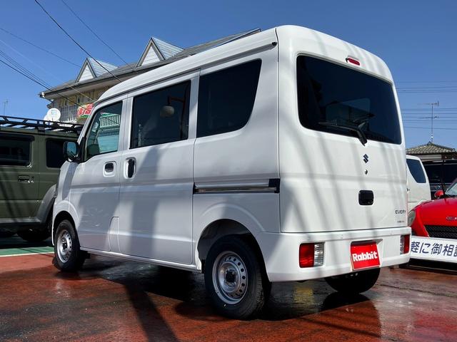 エブリイ PAリミテッド 登録届け出済未使用車 セーフティサポート ハイルーフ パワーウィンドウ クリアランスソナー アイドリングストップ 盗難警報装置 横滑防止 デュアルセンサーブレーキサポート(7枚目)