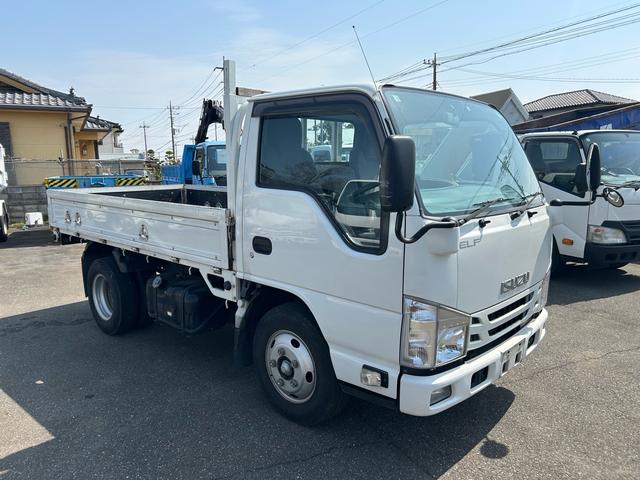 エルフトラック 　平ボデー　３トン　１０尺　高床　荷台内寸長３１２５ｍｍ幅１６２６ｍｍアオリ高３７５　床板張り　ロープ穴３対（3枚目）