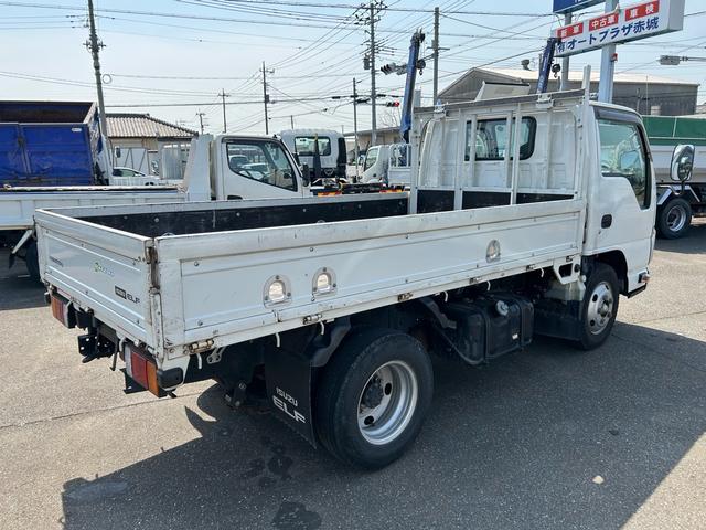 エルフトラック 　平ボデー　３トン　１０尺　高床　荷台内寸長３１２５ｍｍ幅１６２６ｍｍアオリ高３７５　床板張り　ロープ穴３対（5枚目）
