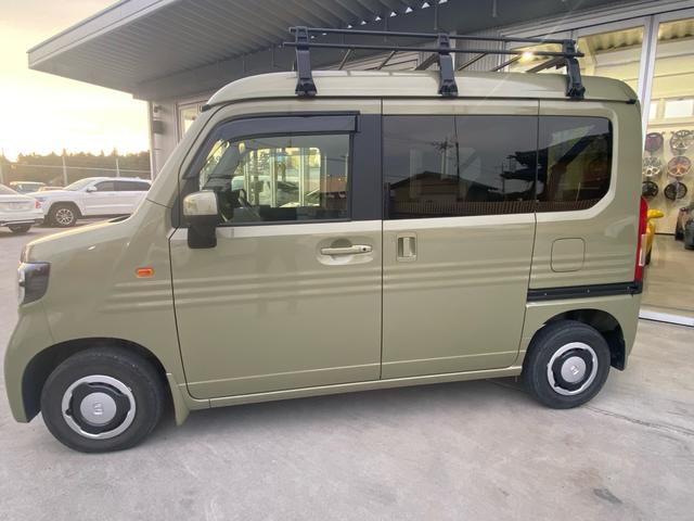 N-VAN+スタイル ファン・ターボホンダセンシング 純正8インチナビ/ドラレコ前後/ルーフキャリア/両側スライドドア/LEDライト/バックカメラ(5枚目)