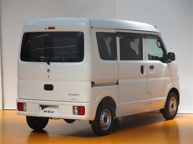 エブリイ ＰＣ　メモリーナビ　バックカメラ　衝突被害軽減システム　ＥＴＣ　レーンアシスト　オートライト　クリアランスソナー　キーレス　ＵＳＢ入力端子　ＢＬＵＥＴＯＯＴＨ接続　４速オートマ　２エアバッグ　衝突被害軽減（3枚目）