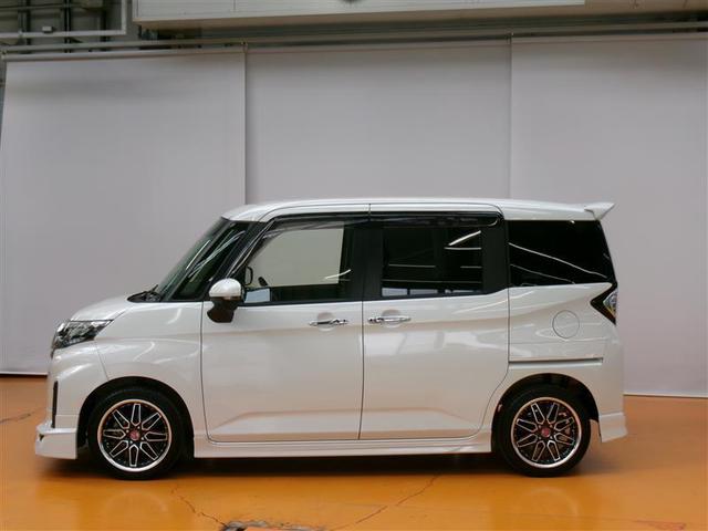 ルーミー カスタムG-T フルセグ メモリーナビ DVD再生 衝突被害軽減システム ETC ドラレコ 両側電動スライド LEDヘッドランプ フルエアロ アイドリングストップ(3枚目)