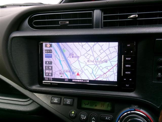 アクア Ｇ　フルセグ　メモリーナビ　ＤＶＤ再生　ＥＴＣ　ＬＥＤヘッドランプ　オートライト　横滑り防止　スマートキー　プッシュスタート　イモビ　ＢＬＵＥＴＯＯＴＨ接続　アルミホイール　２エアバッグ　ＡＢＳ（4枚目）