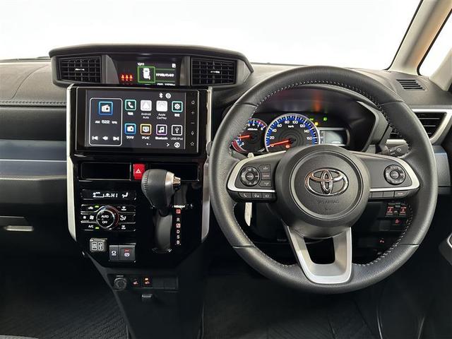 ルーミー カスタムＧ　フルセグ　バックカメラ　衝突被害軽減システム　ドラレコ　両側電動スライド　ＬＥＤランプ　アイドリングストップ　レーンアシスト　オートマチックハイビーム　シートヒーター　全周囲モニタ　ＢＬＵＥＴＯＯＴＨ（3枚目）