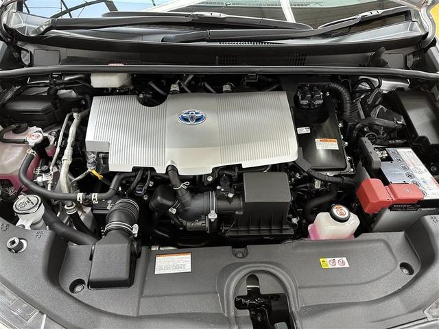 プリウス ＳセーフティプラスＩＩ　ＳＤナビ　ワンセグＴＶ　バックモニター　ＥＴＣ　ドラレコ　スマートキー　プッシュスタート　イモビ　ＡＣ１００Ｖ電源　レーンアシスト　オートマチックハイビーム　クリアランスソナー　ステアリングスイッチ（21枚目）