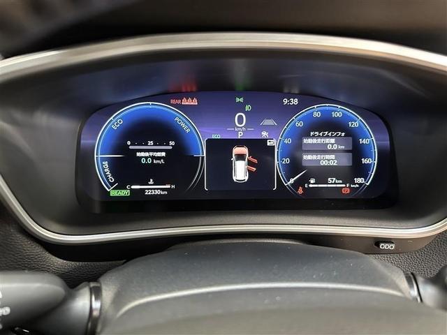 カローラクロス ハイブリッド　Ｚ　パノラマルーフ　電動シート　半革シート　衝突軽減ブレ　メモリーナビ　ＡＣ１００Ｖ　ＬＥＤライト　オートクルーズコントロール　キーレス　アルミホイール　フルセグＴＶ　ドラレコ　４ＷＤ　スマートキー（10枚目）