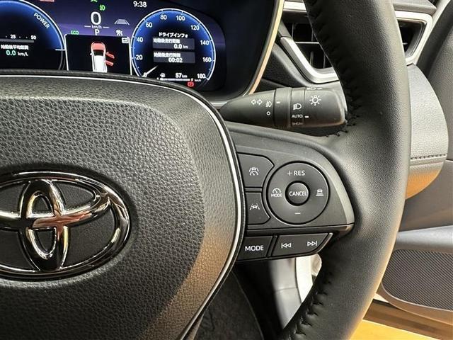 カローラクロス ハイブリッド　Ｚ　パノラマルーフ　電動シート　半革シート　衝突軽減ブレ　メモリーナビ　ＡＣ１００Ｖ　ＬＥＤライト　オートクルーズコントロール　キーレス　アルミホイール　フルセグＴＶ　ドラレコ　４ＷＤ　スマートキー（15枚目）