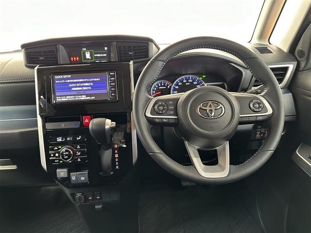 ルーミー カスタムＧ　バックモニタ　横滑り防止システム　運転席助手席エアバック　障害物ソナー　左右電動スライドドア　スマ－トキ－　Ａ－ＳＴＯＰ　エアバック　エアコン　ＬＥＤライト　キーフリー　イモビ　ワンセグ　クルコン（3枚目）