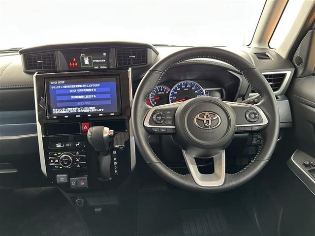 ルーミー カスタムG-T 地上デジタル アイスト バックビューモニター LEDライト クルコン アルミホイール 助手席エアバック 横滑り防止機能 スマートキー キーフリーシステム ETC付 オートエアコン エアバッグ ABS(3枚目)