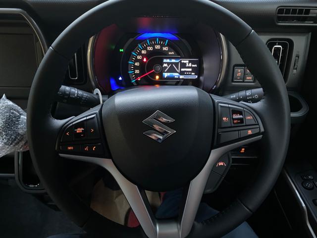 JスタイルII Bluetooth地デジナビ付届出済み未使用車 フロアマット ハンズフリー CD 走行中TV USB端子 LEDライト シートヒーター スズキセーフティサポート メーカー保証(10枚目)