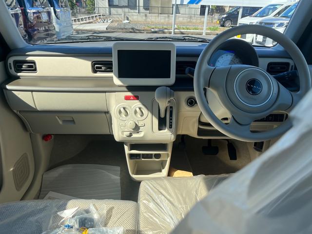 アルトラパン ハイブリッドG マイナー後モデル Bluetoothナビ付届出済み未使用車 スズキセーフティサポート シートヒーター メーカー保証付(5枚目)