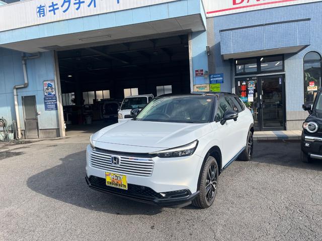 ヴェゼル e:HEV Z・PLaYパッケージ ホンダコネクト地デジナビ付登録済み未使用車 バックカメラ ホンダセンシング LEDライト シートヒーター パワーバックドア ETC2.0 ブラックルーフ メーカー保証(2枚目)