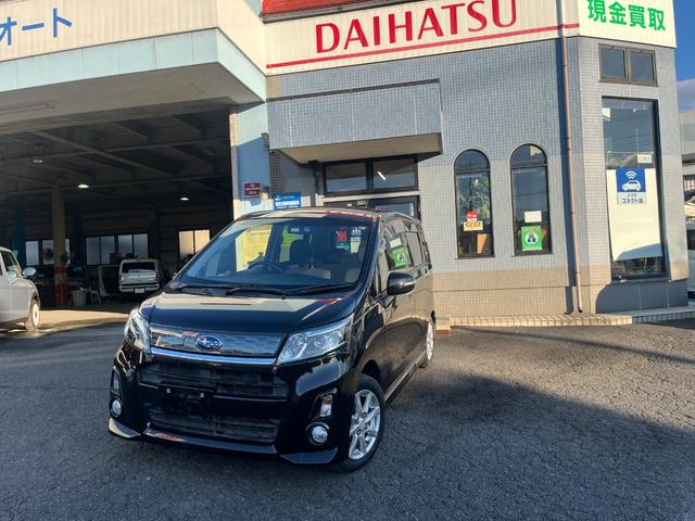 ステラ カスタムR 外装仕上げ済み Bluetoothフルセグ地デジナビ付 CD DVD再生 ETC プッシュスタートエンジン 保証付(2枚目)