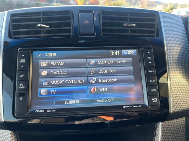 ステラ カスタムR 外装仕上げ済み Bluetoothフルセグ地デジナビ付 CD DVD再生 ETC プッシュスタートエンジン 保証付(7枚目)