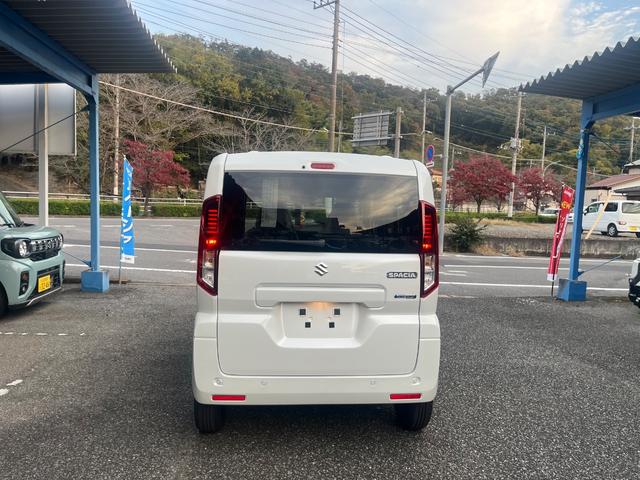 スペーシア ハイブリッドG Bluetoothフルセグ地デジナビ付き届出済み未使用車 CD ンズフリー スズキセーフティサポート スマートキ― LEDヘッドライト メーカー保証(5枚目)