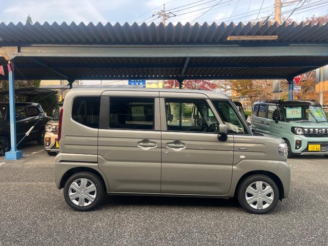 スペーシア ハイブリッドG Bluetoothフルセグ地デジナビ付き届出済み未使用車 ハンズフリー CD スズキセーフティサポート スマートキ― LEDヘッドライト 両側スライドドア メーカー保証付(4枚目)
