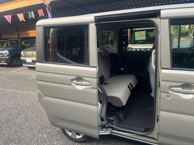 スペーシア ハイブリッドG Bluetoothフルセグ地デジナビ付き届出済み未使用車 ハンズフリー CD スズキセーフティサポート スマートキ― LEDヘッドライト 両側スライドドア メーカー保証付(5枚目)