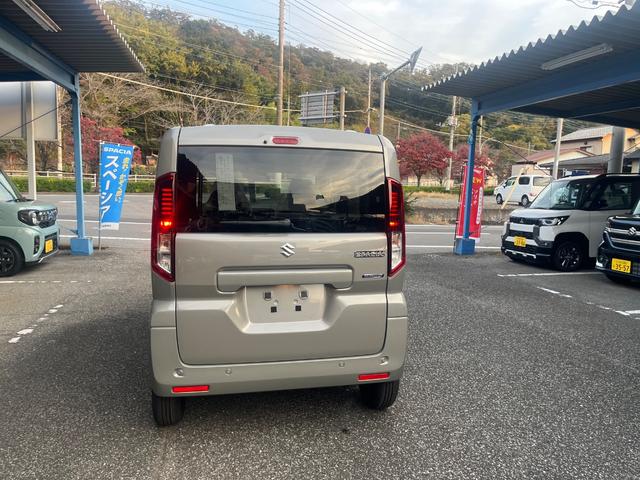 スペーシア ハイブリッドG Bluetoothフルセグ地デジナビ付き届出済み未使用車 ハンズフリー CD スズキセーフティサポート スマートキ― LEDヘッドライト 両側スライドドア メーカー保証付(6枚目)