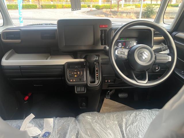スペーシア ハイブリッドG Bluetoothフルセグ地デジナビ付き届出済み未使用車 ハンズフリー CD スズキセーフティサポート スマートキ― LEDヘッドライト 両側スライドドア メーカー保証付(7枚目)