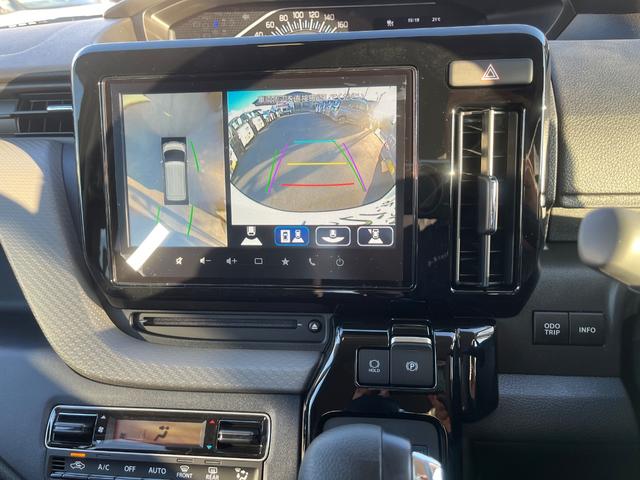 スズキコネクト全方位モニターで安全確保ＯＫ！９型Ｂｌｕｅｔｏｏｔｈ地デジナビ付♪