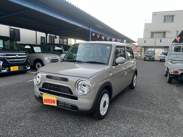 アルトラパンLC ハイブリッドL マイナー後モデル Bluetoothフルセグナビ付届出済み未使用車 ハンズフリー CD スズキセーフティサポート シートヒーター オートエアコン メーカー保証付(2枚目)