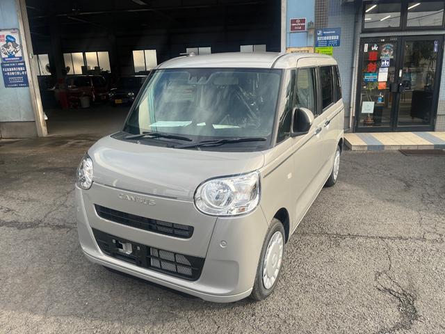 ムーヴキャンバス セオリーX Bluetoothフルセグ地デジナビ付き届出済み未使用車 CD ハンズフリー スマアシ 両側オートスライドドア プッシュスタートエンジン メーカー保証付き(2枚目)