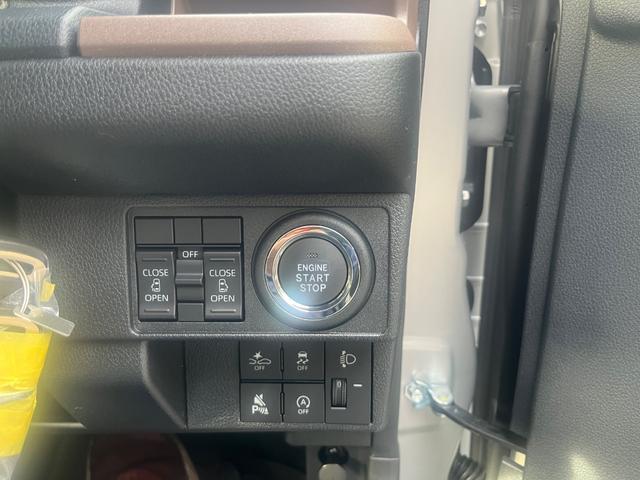 ムーヴキャンバス セオリーX Bluetoothフルセグ地デジナビ付き届出済み未使用車 CD ハンズフリー スマアシ 両側オートスライドドア プッシュスタートエンジン メーカー保証付き(9枚目)