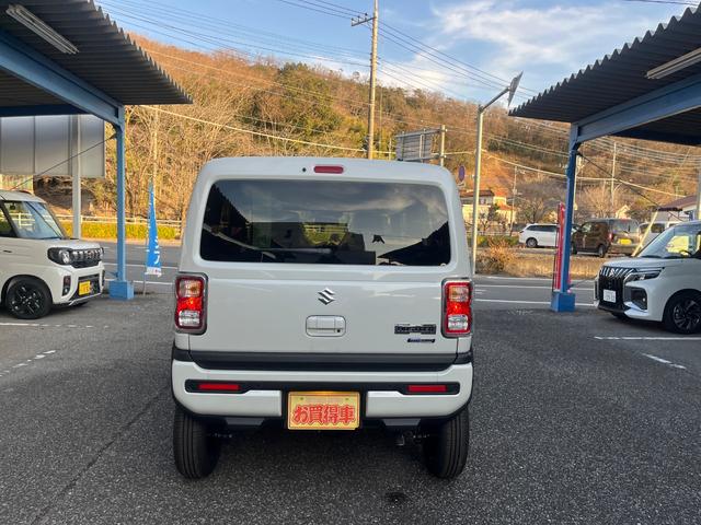 ハスラー ハイブリッドＸターボ　４ＷＤターボ　Ｂｌｕｅｔｏｏｔｈフルセグ地デジナビ付　届出済み未使用車　ＣＤ　走行中ＴＶ　スズキセーフティサポート　ＬＥＤライト　シートヒーター　アルミ　ハスラーロゴ　メーカー保証付（4枚目）