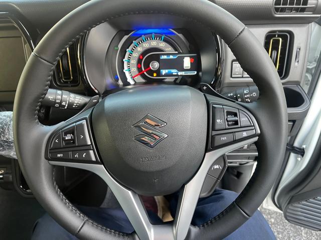 ハスラー ハイブリッドＸターボ　４ＷＤターボ　Ｂｌｕｅｔｏｏｔｈフルセグ地デジナビ付　届出済み未使用車　ＣＤ　走行中ＴＶ　スズキセーフティサポート　ＬＥＤライト　シートヒーター　アルミ　ハスラーロゴ　メーカー保証付（9枚目）